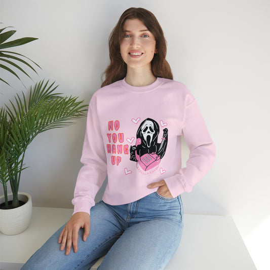 No you hang up Scream Unisex Heavy Blend™ Crewneck Sweatshirt