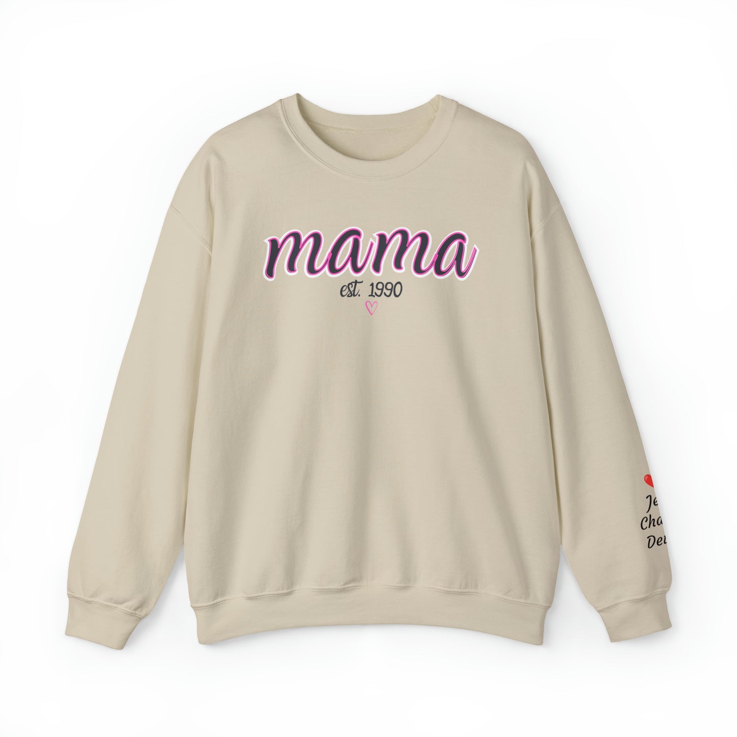 Mama/Grandma/Auntie est. Personalized Sweatshirt